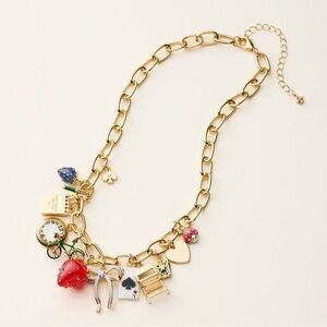 Charming Gold Charm Necklace